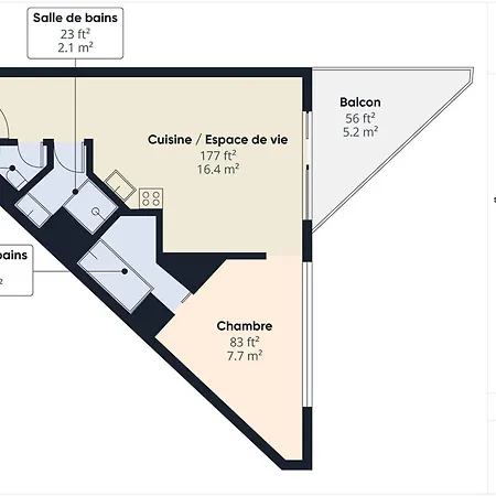 2 Pièces - Balcon Ouest, Proche Pistes Et Commerces - 4 Pers, 2* - Fr-1-398-516 Appartement